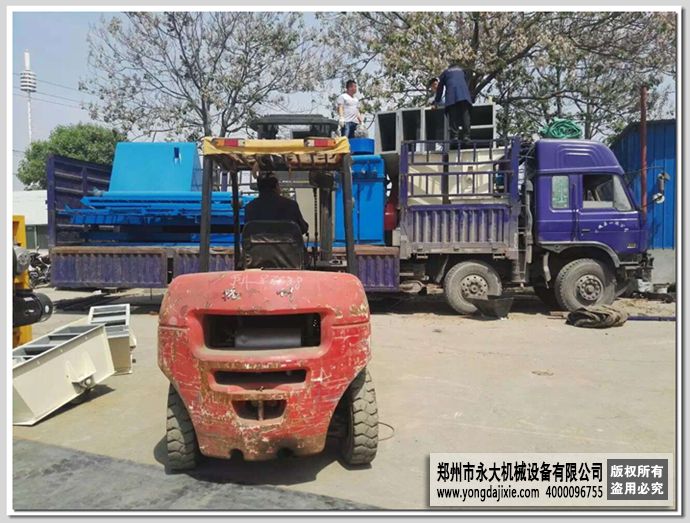 自動型干粉砂漿生產線發往南陽金博威保